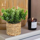 artificial plants decorative eucalyptus flowers in pot 17 cm