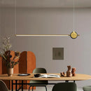 Minimalist modern acrylic chandelier for office and study
