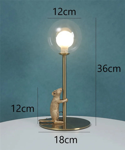 Modern resin animal floor lamps with LED lighting - vue 9 sur 8