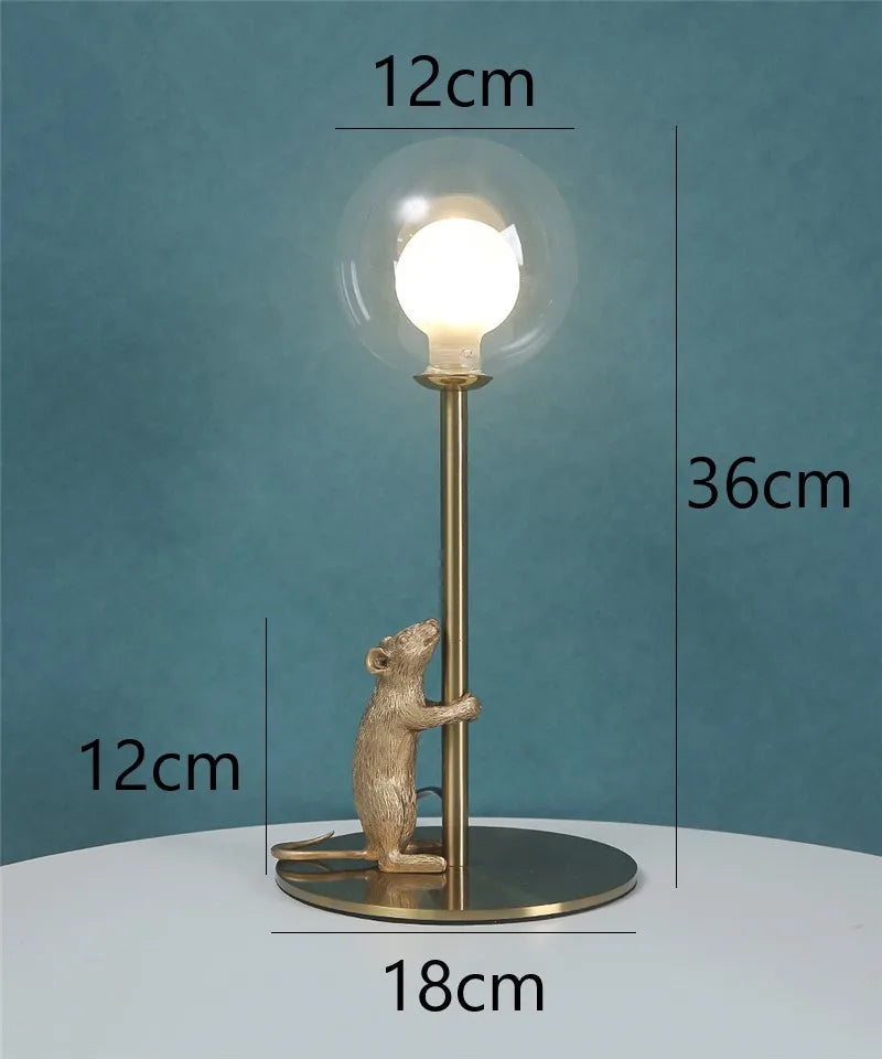 Modern resin animal floor lamps with LED lighting - vue 8 sur 8