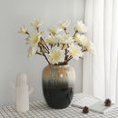 Decorative artificial flowers zen style with magnolia