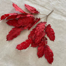 Artificial silk leaves for floral decoration