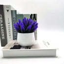 Artificial lavender plants for indoor and office decoration