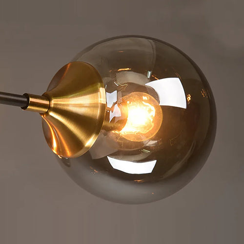 Modern clear glass chandelier for elegant décor - vue 7 sur 22
