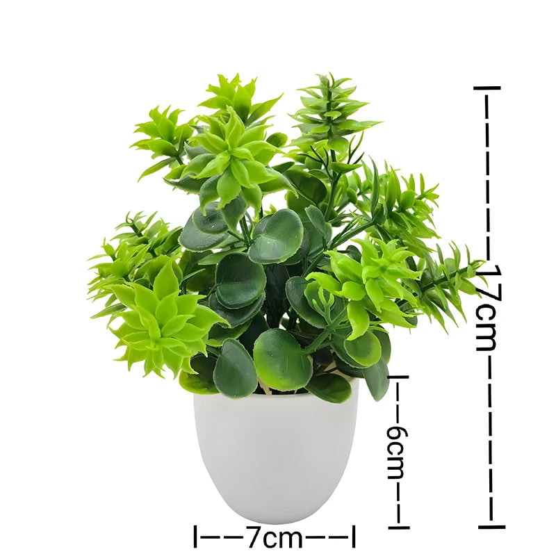 Artificial potted plant for office and garden decoration - vue 33 sur 45