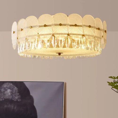 Modern crystal pendant light for elegant interiors - vue 4 sur 9