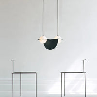Minimalist geometric pendant light for modern commercial spaces