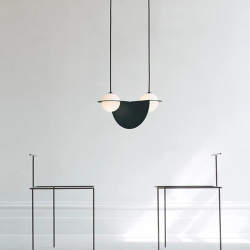 Minimalist geometric pendant light for modern commercial spaces
