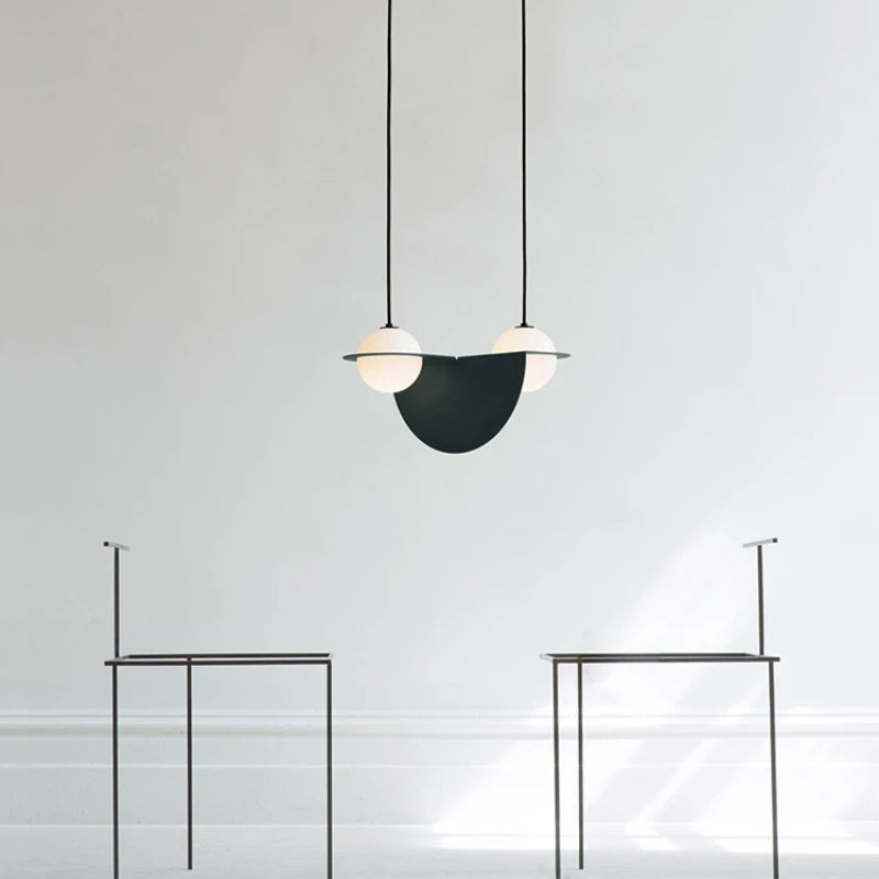 Minimalist geometric pendant light for modern commercial spaces