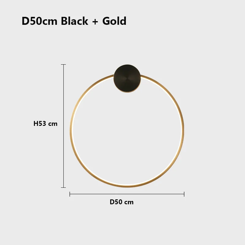 Round copper wall light for a creative luxury atmosphere - vue 17 sur 20