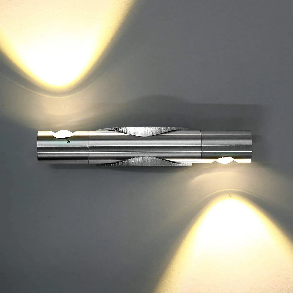 Modern rotatable LED wall light for decorative indoor use