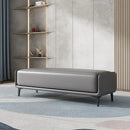 designer Italian leather stools for living room and bedroom