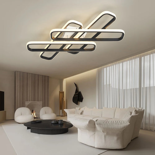 Modern creative LED chandelier for indoors - vue 2 sur 10