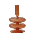 Glass taper candle holders for wedding table decoration