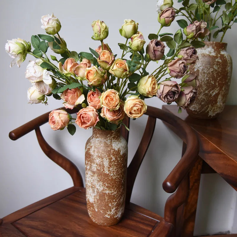 Silk peony bouquet for wedding decoration - vue 2 sur 18