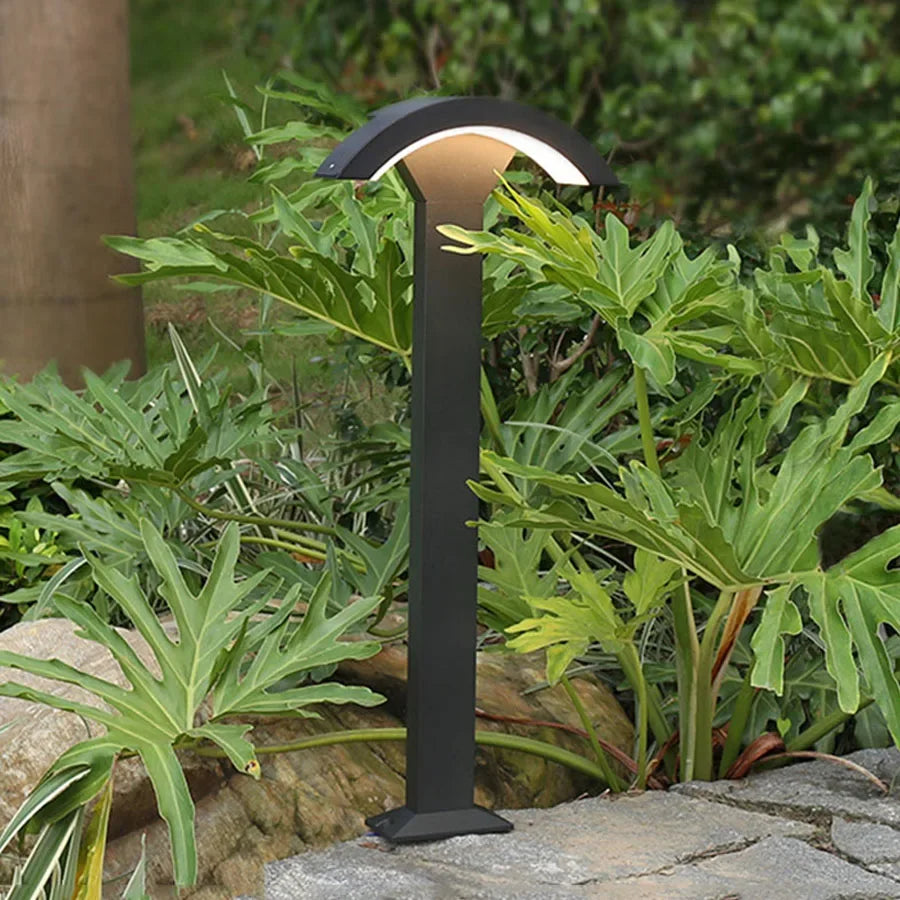 lampe led extérieure étanche avec détecteur de mouvement décorative - vue 5 sur 6
