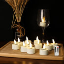 flameless led tea lights with remote control for party decorations