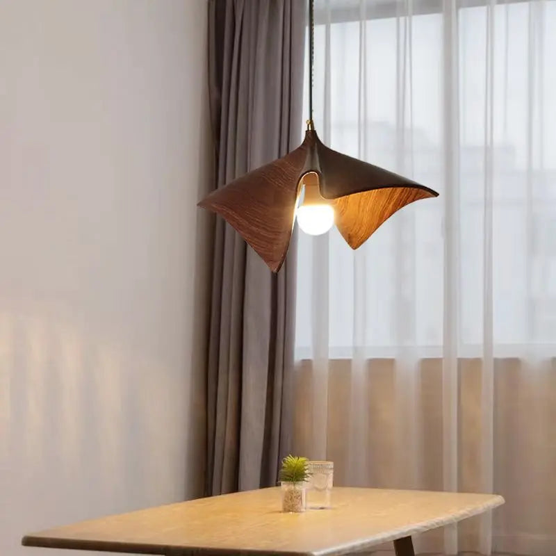 Nordic wabi-sabi retro design chandelier for modern spaces - vue 5 sur 9
