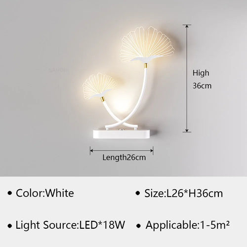 Modern LED wall light for elegant interior decor - vue 17 sur 21