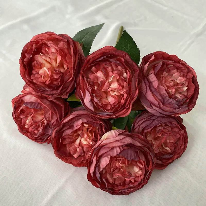 Decorative artificial rose bouquet for weddings and events - vue 14 sur 16