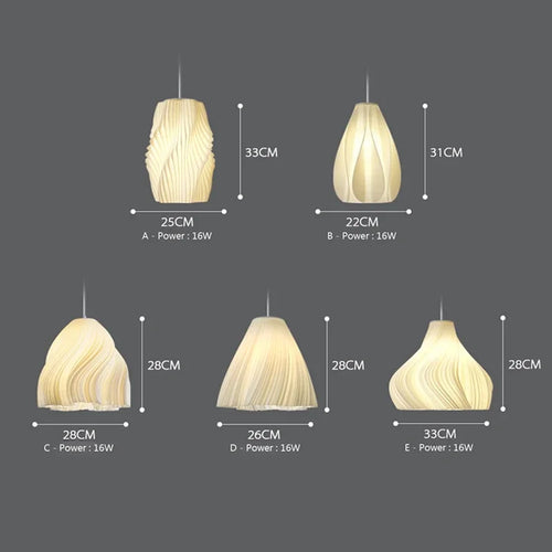 Nordic 3d pendant light for home decoration - vue 5 sur 16