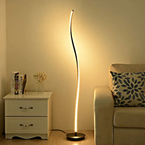LED floor lamps with silica gel for living room or study - vue 3 sur 8
