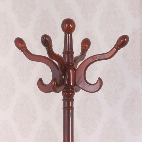 solid wood clothes rack for hotel and home practical storage - vue 11 sur 15
