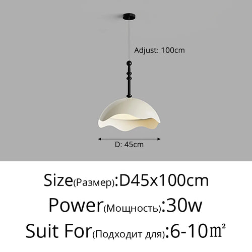 Premium creative eggshell ceiling light for bedroom - vue 14 sur 14