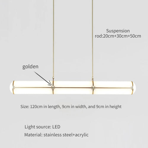 Nordic minimalist chandelier for restaurant and café - vue 13 sur 12