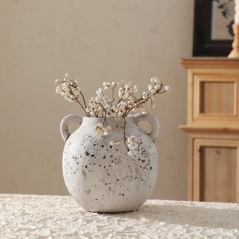 retro ceramic vase for dried flowers home decoration craft