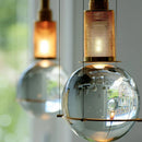 Modern Nordic style crystal ball pendant light for interior decoration
