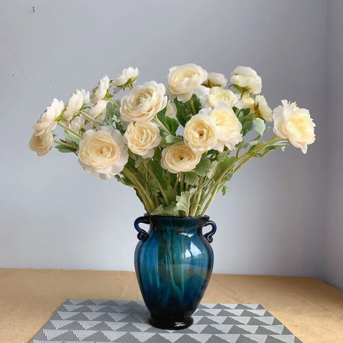 Artificial silk flower bouquet for decoration and photo props - vue 3 sur 12