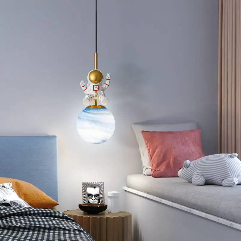 Nordic astronaut pendant light decorative interior lamp