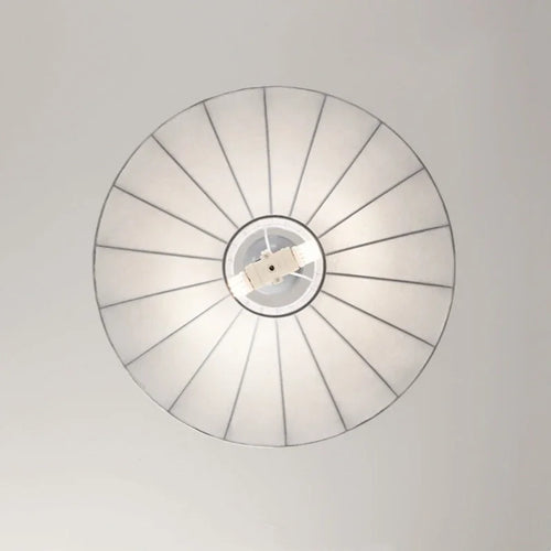 Wabi sabi design silk pendant light for interior decor - vue 6 sur 8