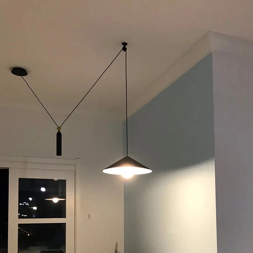 Modern creative Nordic pendant with LED hanging lights - vue 4 sur 8