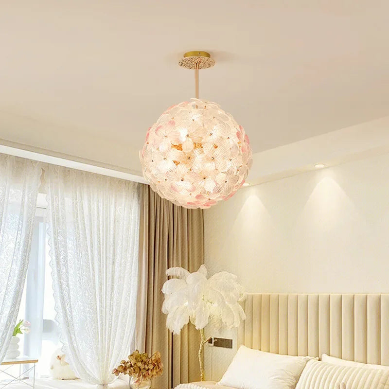 Modern glass pendant light for retro design home decor