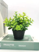 Mini artificial potted plant for decoration and festive events