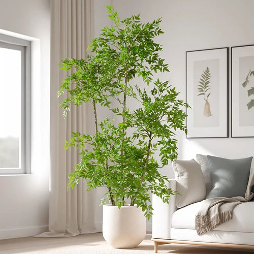 Artificial bamboo tree with realistic touch for indoor decor