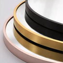 Nordic round decorative mirror for bathroom