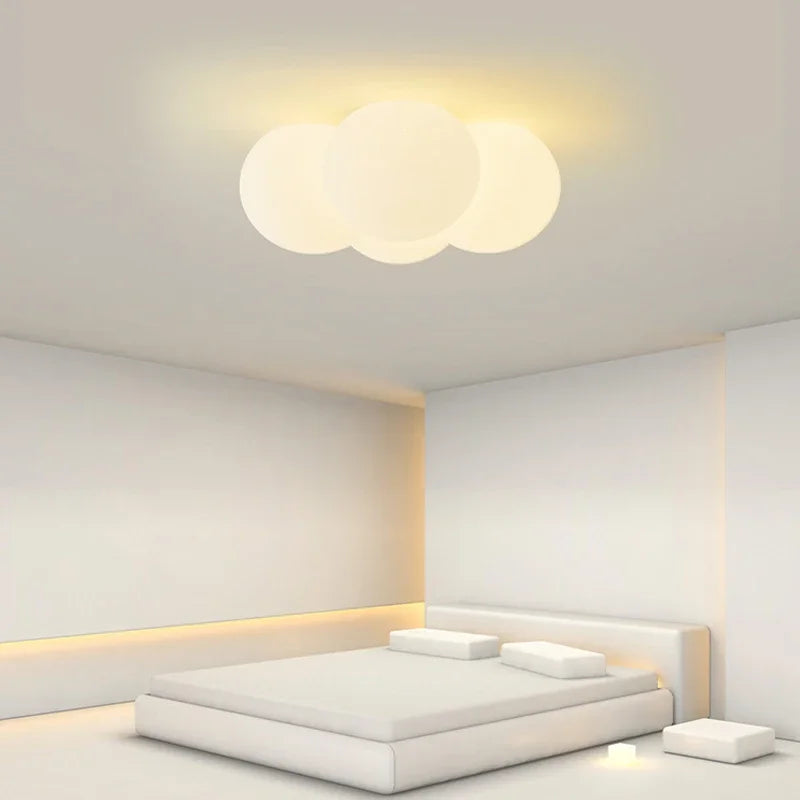 Modern glass chandelier for elegant interior décor