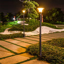 Solar LED garden lamp for outdoor paths and garden