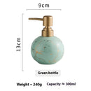 Modern ceramic soap dispenser for bathroom