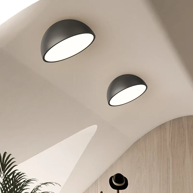 Creative round LED ceiling light for modern decorative lighting
