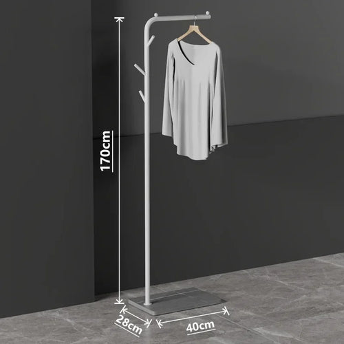 lightweight and modern Nordic clothes rack for stylish storage - vue 22 sur 41