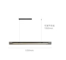 Smoked glass ceiling light for modern interior lighting