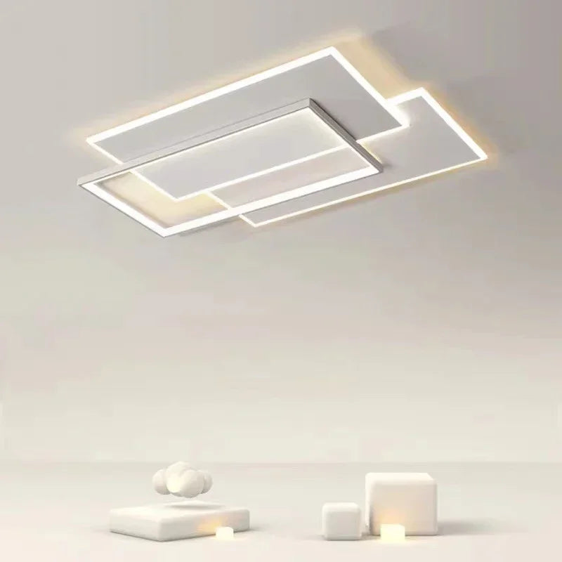 Simple modern chandelier for bright interior decor