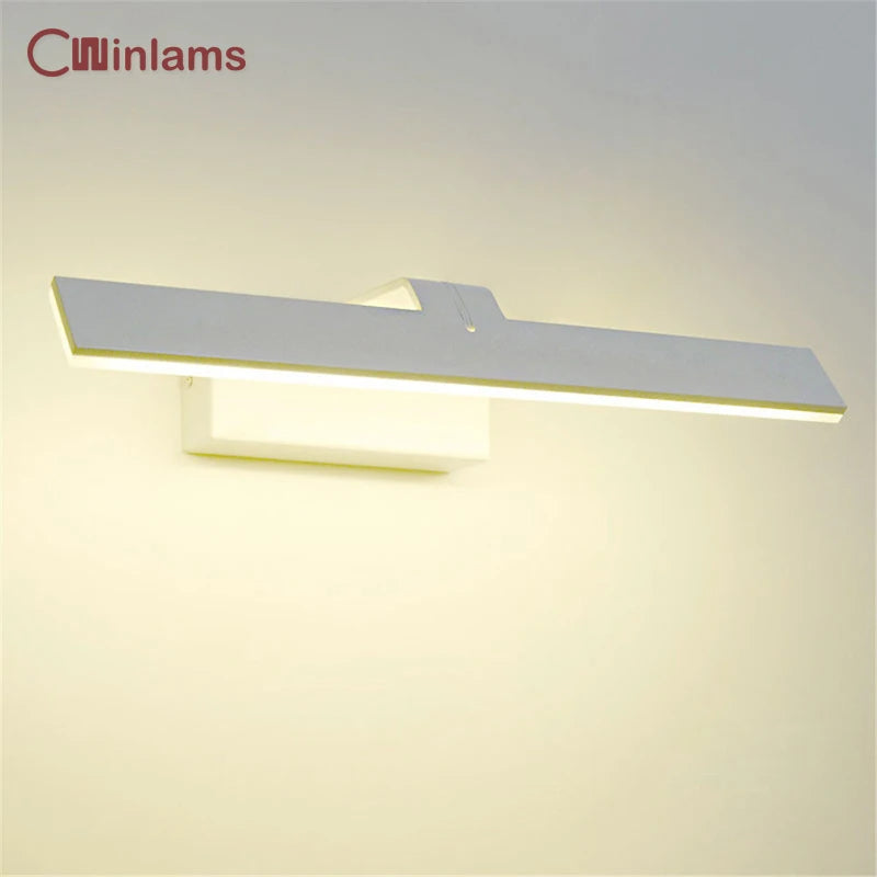 Nordic LED wall light in acrylic and aluminum, simple modern design