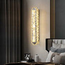 Modern oval LED crystal wall light for interior decoration