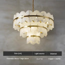 Natural marble and copper minimalist designer pendant light