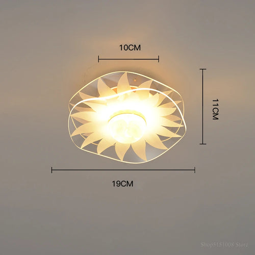 Modern nordic LED ceiling light for indoors and balcony - vue 10 sur 13